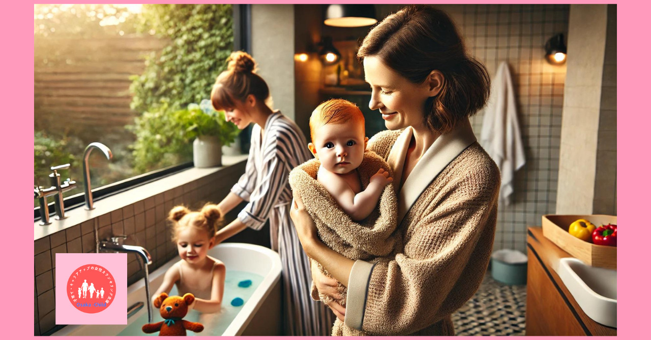 baby-after-bath-one-person-bathing-method