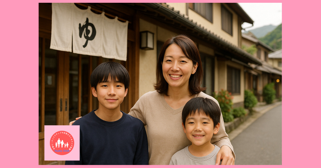 40s-mother-shrine-visit-money-luck-up-heart-sutra