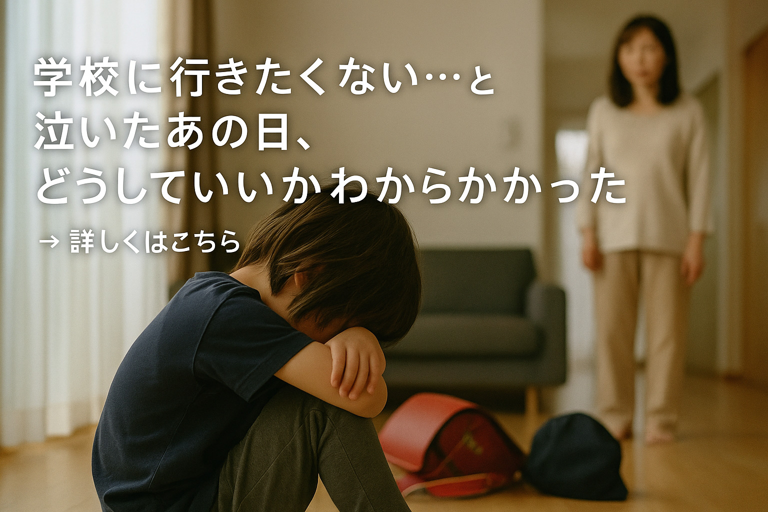 不登校の子を支えるお母さんへ